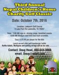 Nepal Children’s Home 3rd Annual Charity Golf Classic
